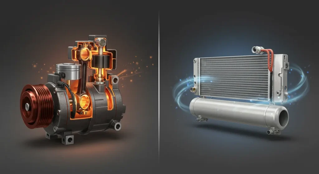 AC Compressor vs AC Condenser